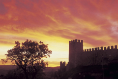 Posta de sol muralla de Montblanc, Conca de Barberà
